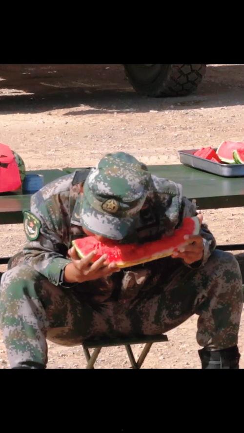 军营吃瓜大赛,吃瓜大赛欢乐无限